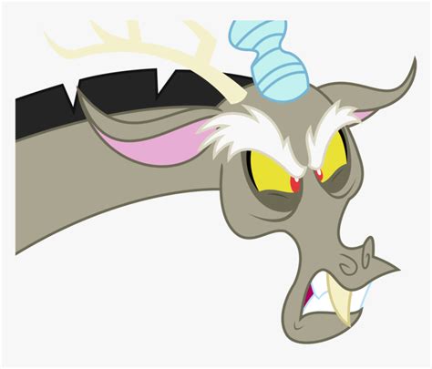 My Little Pony Discord Angry Hd Png Download Kindpng