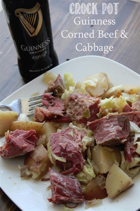 Remove the corned beef, set it on a cutting board and shred with a fork, return to the pot, arrange cabbage over corned beef, cover, and continue cooking on high until cabbage is i love corned beef and cabbage! Crock Pot Guinness Corned Beef and Cabbage - What2Cook