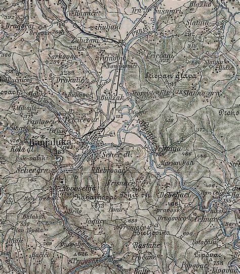This Is Old Map Of Banja Luka Dating Is Unknown But Probably 1920`s