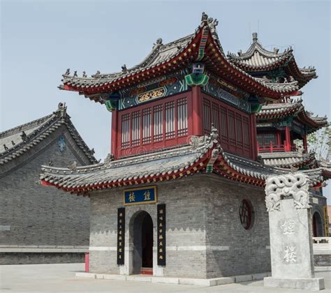 The Ancient Chinese Traditional Architecture Royalty Free Stock Image