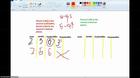 The simplest method is to use a calculator. Rounding 2 decimal places - YouTube