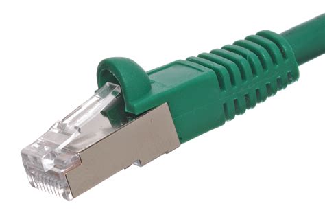 Molded Green 25 Ft Cat5e Shielded Patch Cable