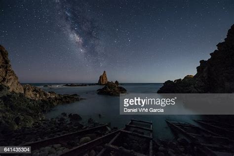 Milky Way Over Mediterranean Sea High Res Stock Photo Getty Images