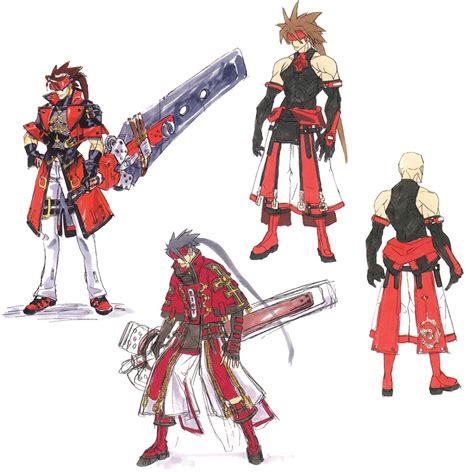 Sol Costume Concept From Guilty Gear 2 Overture Character Art