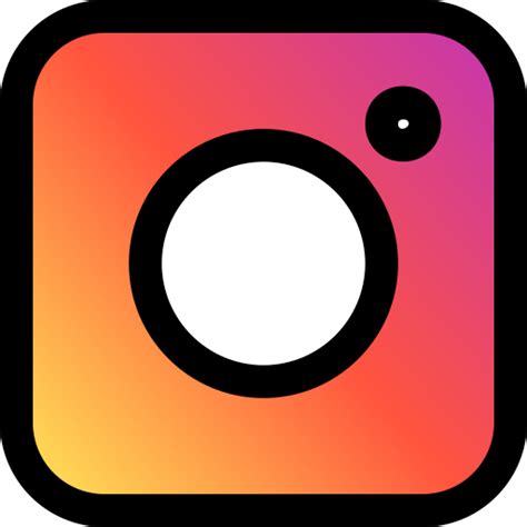Icono De Instagram Pixel Perfect Lineal Color