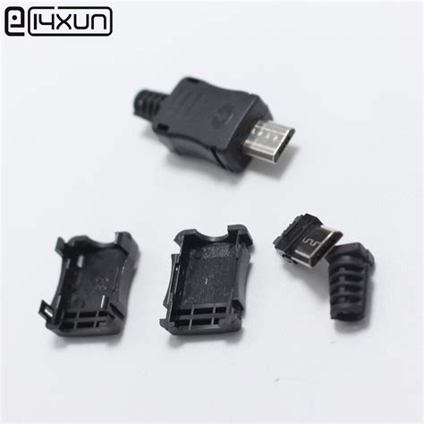 10set Micro Usb Male Connector Male Micro Usb Jack 20 5pin Plug With