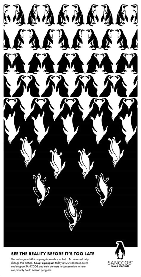 D E C E P T O L O G Y 2 Optical Illusion Ads With Penguins