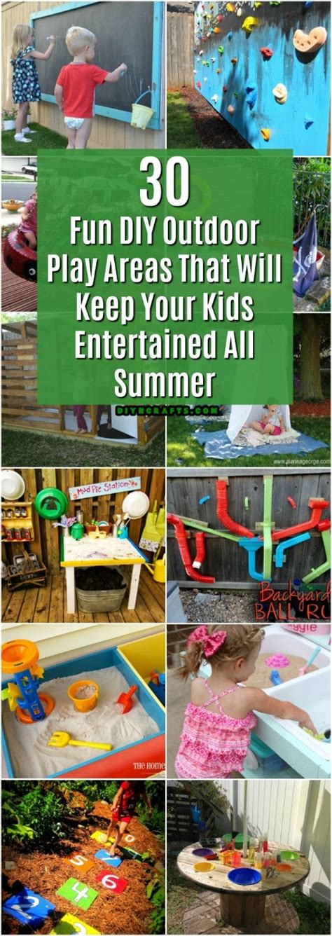 30 Fun Diy Outdoor Play Areas That Will Keep Your Kids