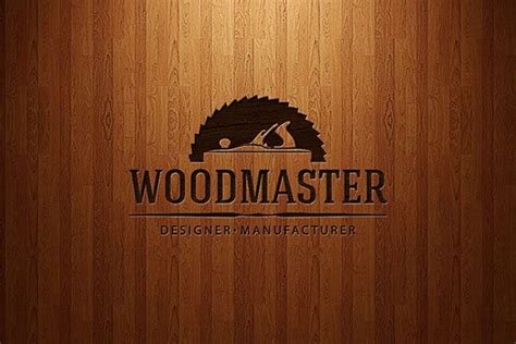 Wood Master Logo On Behance Деревянные логотипы Дизайн логотипов