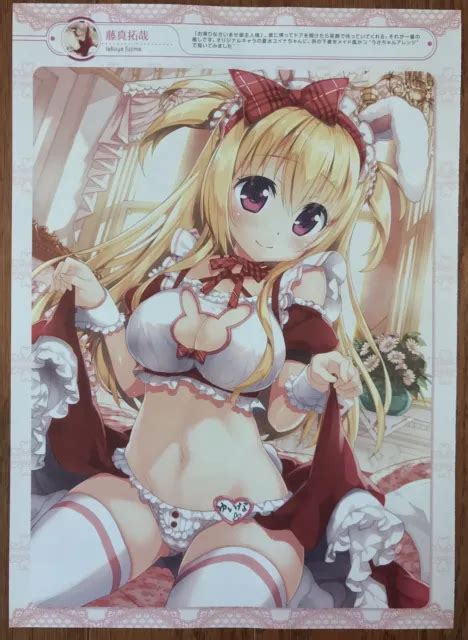 Double Sided Maid Girl Anime Girl Poster 1999 Picclick