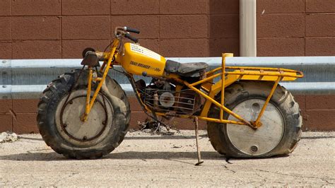 An Unusual Project Motorcycle A Rokon Trail Breaker Two Wheel Drive