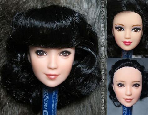 Repaint By Eifel Eifeleifel Clone Barbie Doll Lea Face Mold Face