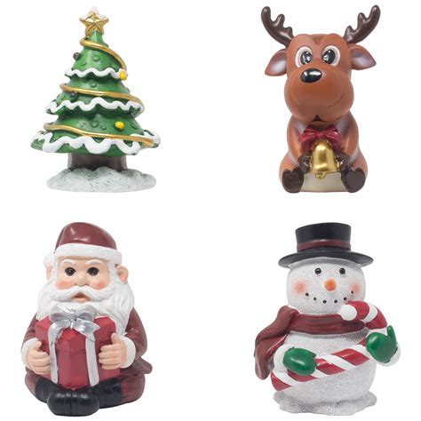 Maybe you would like to learn more about one of these? Decorative Christmas Figurine Set with Santa Claus ...