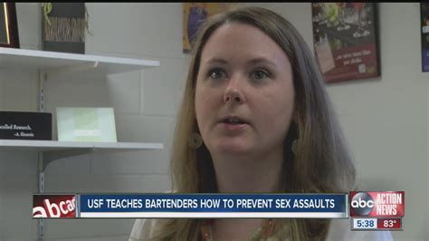 Usf Professor Training Bartenders To Prevent Sex Assaults Youtube