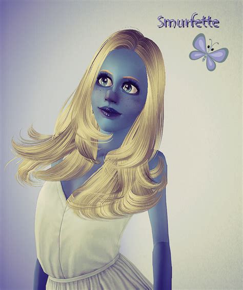 Icecreamgirl Sims Moulinka Smurfette Ts Sim