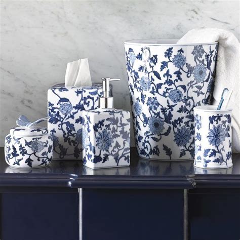 20 Top Collection Blue And White Bathroom Accessories Home Decor And