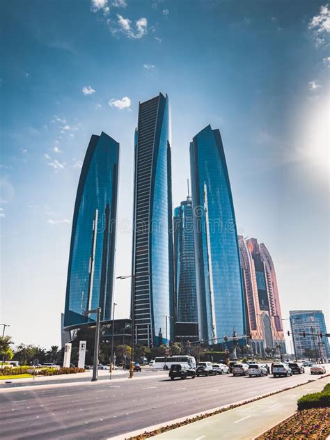 Etihad Towers Complex In Business District In Abu Dhabi In The United
