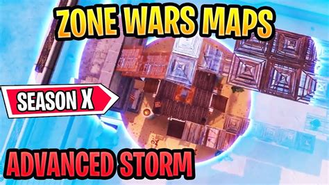 Best Season X Zone Wars Maps With Codes New Storm Fortnite Creative