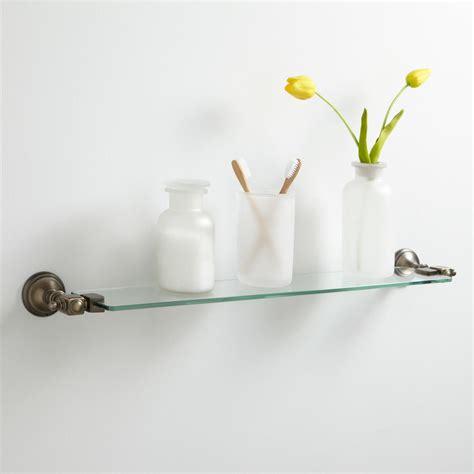 15 Ideas Of Clear Glass Floating Shelves
