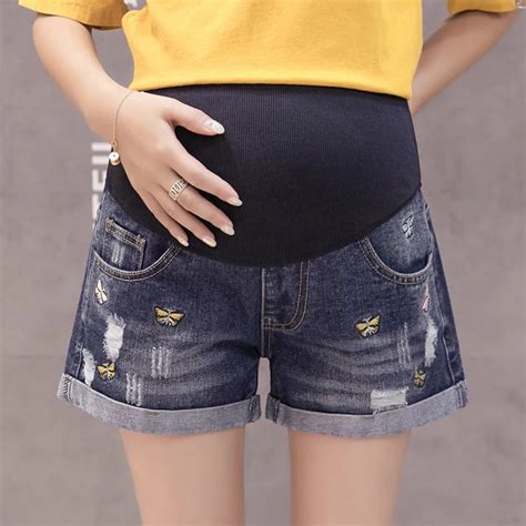 Pengpious 2019 Maternity Summer Wear Fashion Pregnant Women Embroidered