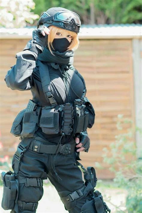 Anime Military Military Women Police Women Amazing Cosplay Best