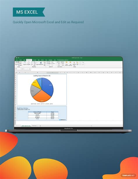 Health Facts Pie Chart Google Sheets Excel Template Net