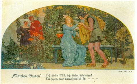 Dieses dokument stellt eine szene aus goethes faust vor, in der es zur wechselseitigen liebeserklärung zwischen faust und gretchen. Das Goethezeitportal: Illustrationen zu Szenen aus Goethes ...
