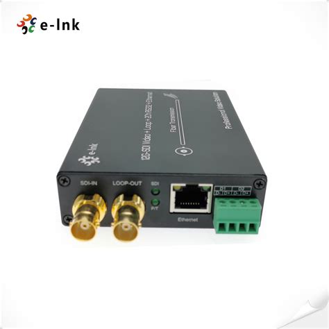 12g Sdi Video Fiber Converter With Gigabit Ethernet And 2ch Backward