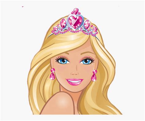 Barbie Doll With Blonde Hair And Tiara Png Clipart Barbie The Princess