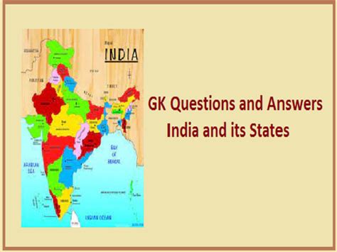 Gk Questions And Answers States And Capitals England Map India Map