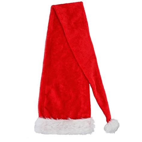 Evaliana 59 Extra Long Christmas Hat Santa Claus Costume Holiday Elf