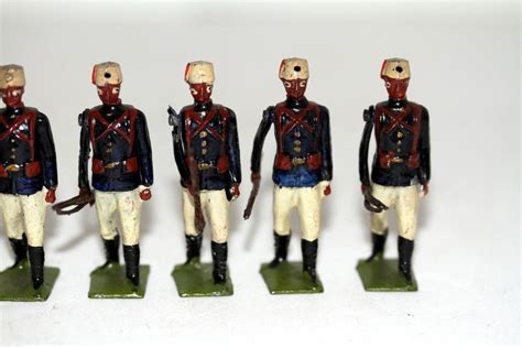 Rare Britains Toy Lead Soldier Set 116 Soudanese Infantry Ebay Toy
