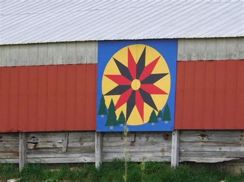 Barn Quilts And The American Quilt Trail Michigan Again Barn