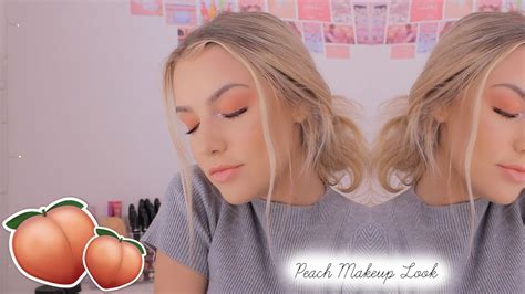 Blush, makeup's unsung hero, instantly renders you less tired looking, more polished. Peach Makeup Look - YouTube