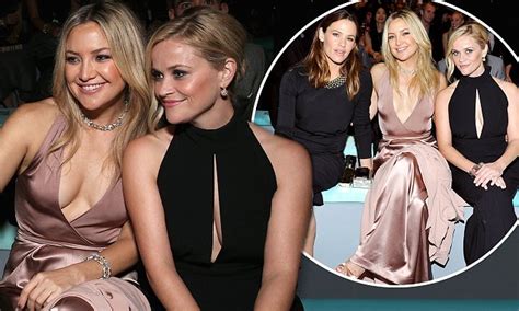 Busty Kate Hudson Snaps Selfies In Extreme Plunging Pink Blush Jumpsuit