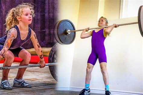 Strongest Girl In The World Can Bench Press 175 Pounds At Just Seven