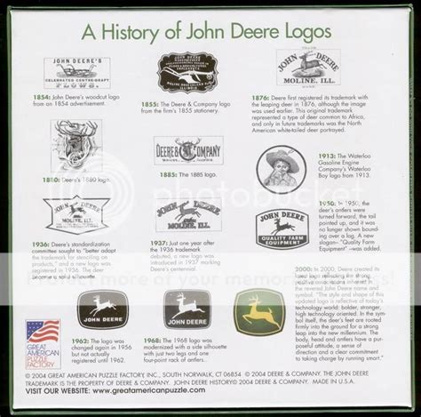The History Of The John Deere Logos My Tractor Forum