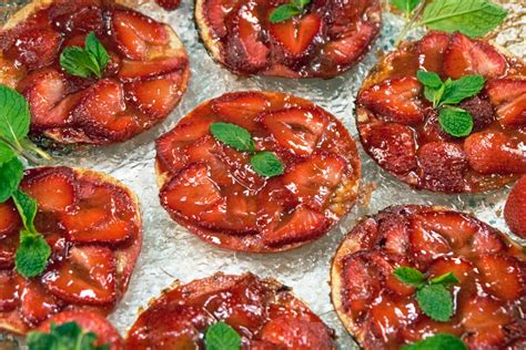 Strawberry Tartlets Jazzy Vegetarian Vegan And Delicious