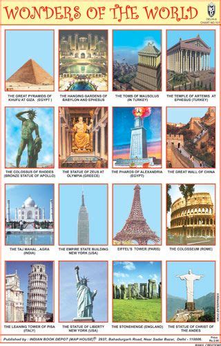 Original Seven Wonders Of The World With Name Malayakram