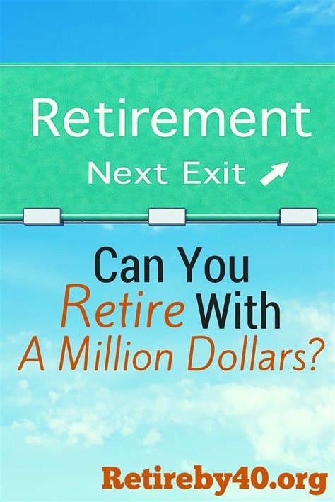 Can You Retire With A Million Dollars Millennial Personal Finance