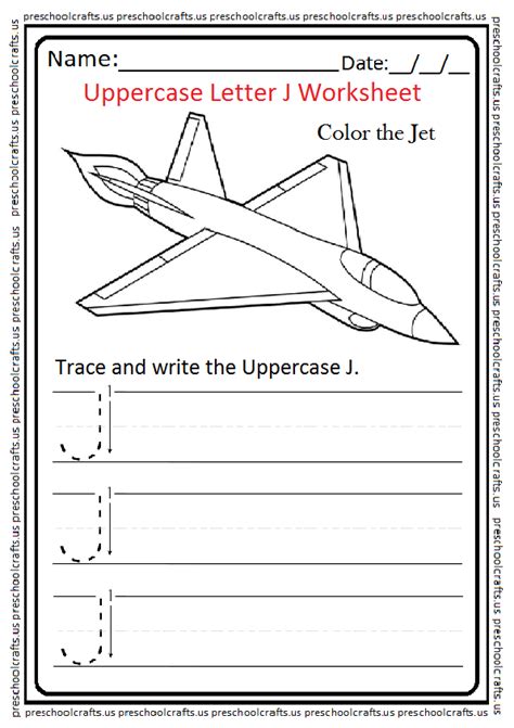 Letter j activities for preschoolers is a popular topic that readers search my site for. Uppercase Letter J Worksheets / Free Printable - Preschool ...