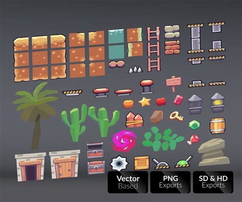 Pixel Art Desert Platformer Tileset Game Art Partners My Xxx Hot Girl