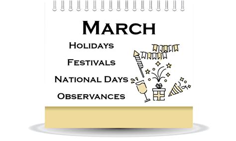 March Month Long Observances Web