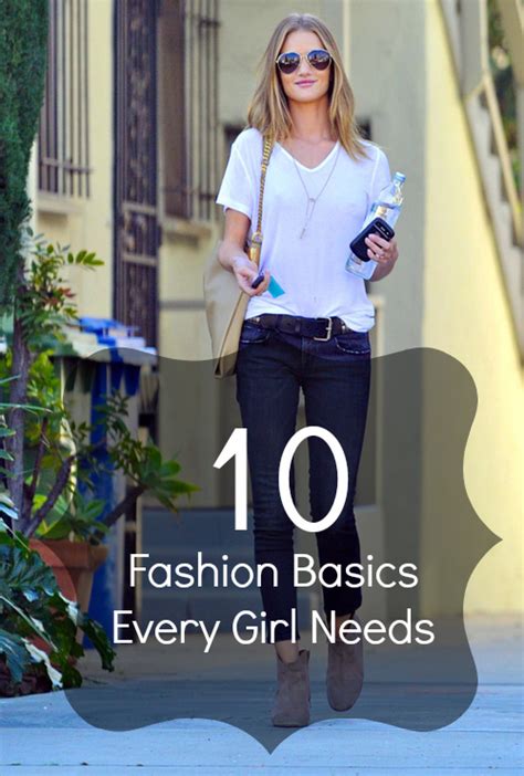 10 Fashion Basics Every Girl Needs Fashion Modern Chic Fashion