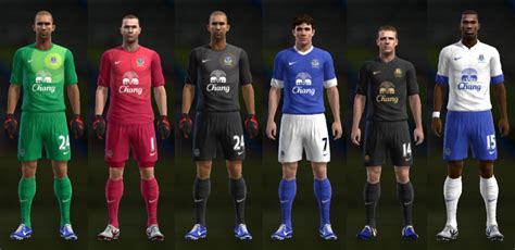 Pes 2018 everton fc uniforme local. Everton FC Kits 2012/2013 GDB PES2013 by Cuky | PES 2015 Download face, kits, patch..