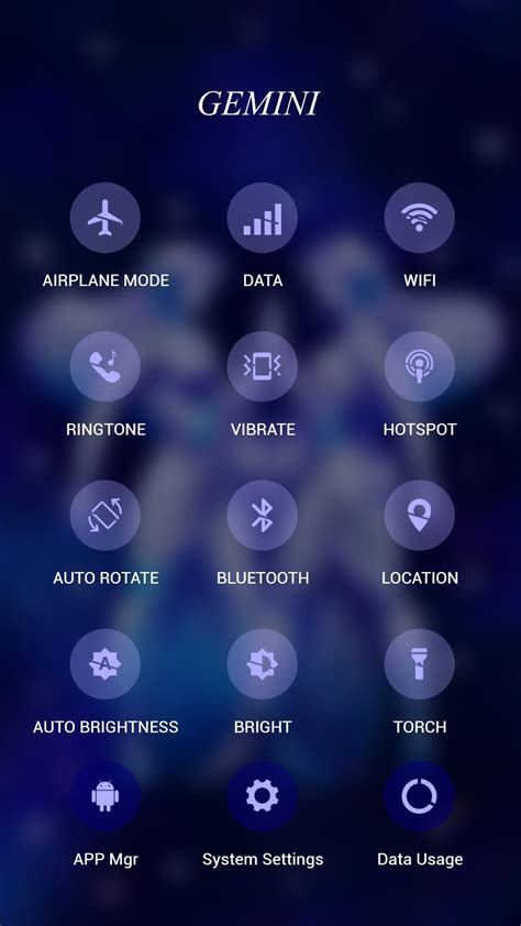 Blue Gemini Constellation Theme And Wallpaper Apk Untuk Unduhan Android