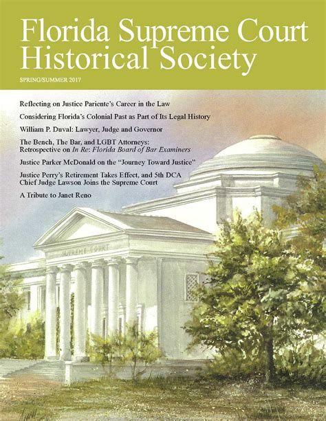Florida Supreme Court Historical Society Historical Review