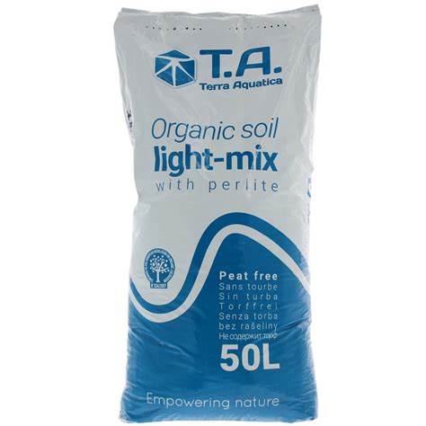 Terreau Light Mix Terra Aquatica 50 Litres Fabriqué En France