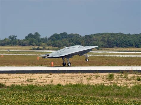 The X 47b Unmanned Combat Vehicle Took Its First Flight Over The East