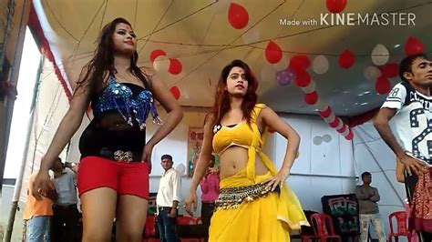 Bhojpuri Arkestra Stage Show Hot Dance Desi Girls YouTube